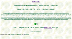 Desktop Screenshot of bdgl.de